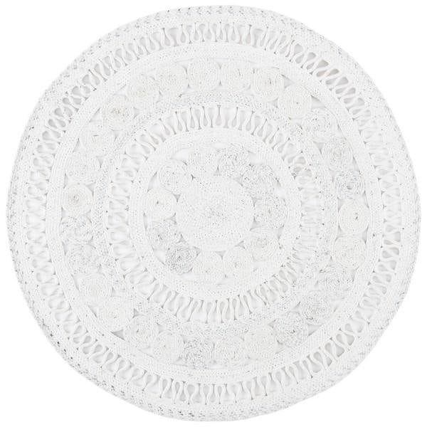 Safavieh 7 x 7 ft. Cape Cod Round Area Rug, Ivory CAP222A-7R - main